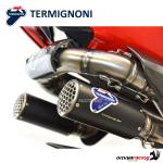 Scarico completo Termignoni WSBK racing titanio nero Ducati Panigale V4 2018-2023