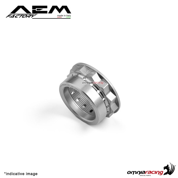 AEM M55 nut rodhium silver for Ducati Panigale 1199 Superleggera