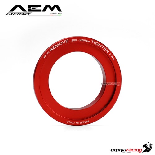 AEM wheel large cone lava red for Ducati Monster 1200/R/S