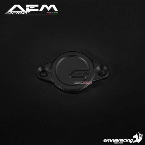 AEM crankshaft inspection cover carbon black for Ducati Monster 696/796