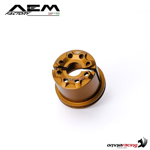 AEM steering stem nut racer bronze for Ducati Panigale 1199 Superleggera