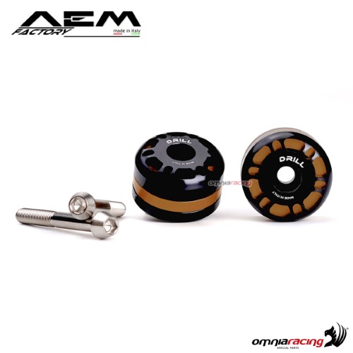 AEM expansion handlebar ends racer bronze for Ducati Panigale 1199 Superleggera