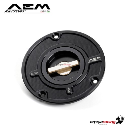 AEM quick release fuel tank cap titanium grey for Ducati Panigale 1199 Superleggera