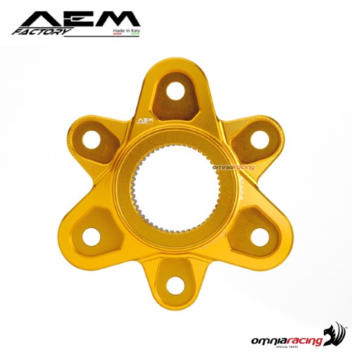 AEM sprocket flange pepita gold for Ducati Panigale 1199 Superleggera