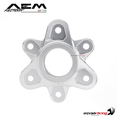 AEM sprocket flange rodhium silver for Ducati Panigale 1199 Superleggera