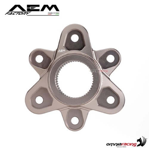 AEM sprocket flange titanium grey for Ducati Panigale 1199 Superleggera