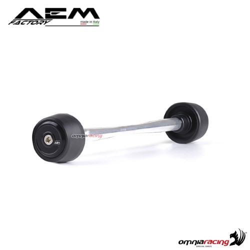 AEM front wheel sliders carbon black for Ducati Panigale 1199 Superleggera