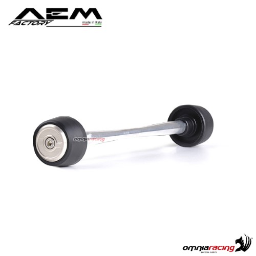 AEM front wheel sliders titanium grey for Ducati Panigale 1199 Superleggera