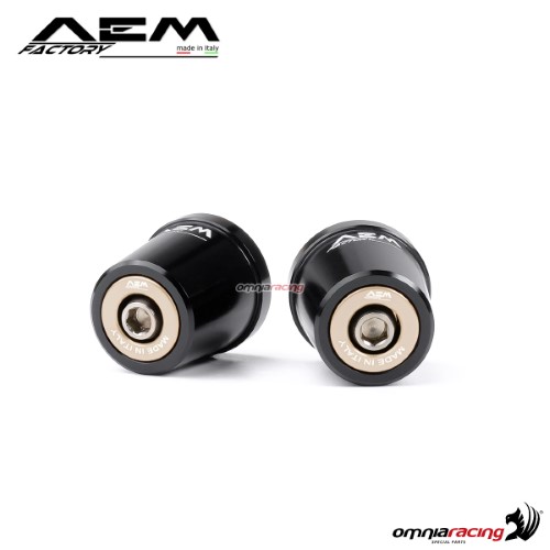 AEM expansion handlebar ends titanium grey for Ducati Panigale 1199 Superleggera