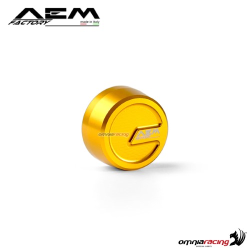 AEM radiator expansion tank cap pepita gold for Ducati Multistrada 950