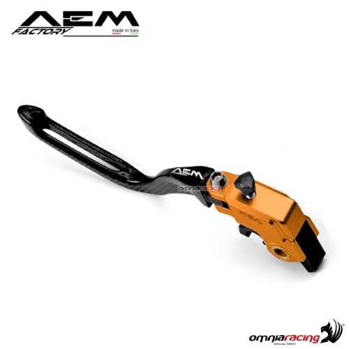 AEM carbon brake lever for Brembo OEM master cylinder racer bronze Ducati Panigale 1199 Superleggera