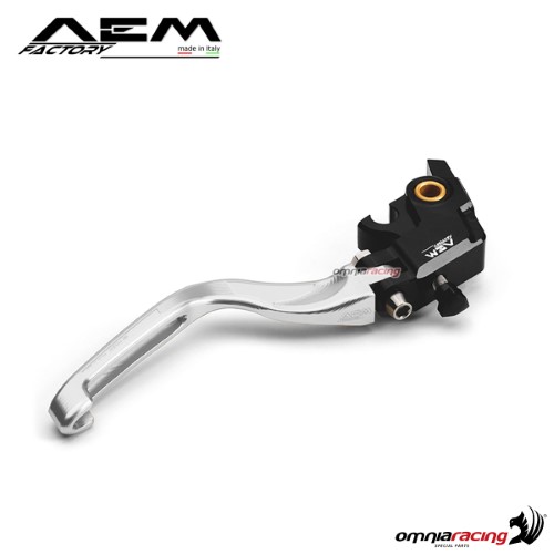 AEM aluminum brake lever for Brembo OEM master cylinder rodhium silver for Ducati Panigale 1199/R/S