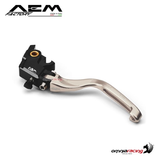 AEM aluminum clutch lever for Brembo OEM master cylinder grey Ducati Panigale 1199 Superleggera