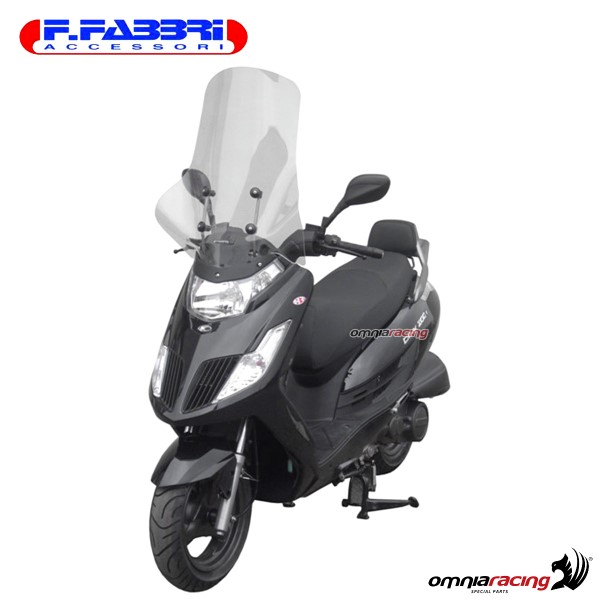Parabrezza trasparente Fabbri scooter per Kymco DINK 50/125i/200i 2006>2007