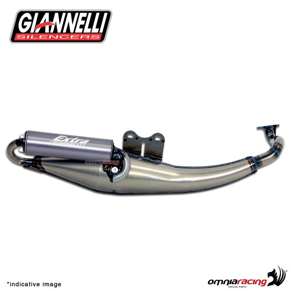 Giannelli Muffler for Malaguti F12R 50 Phantom air 2007>2009 silencer Extra V2