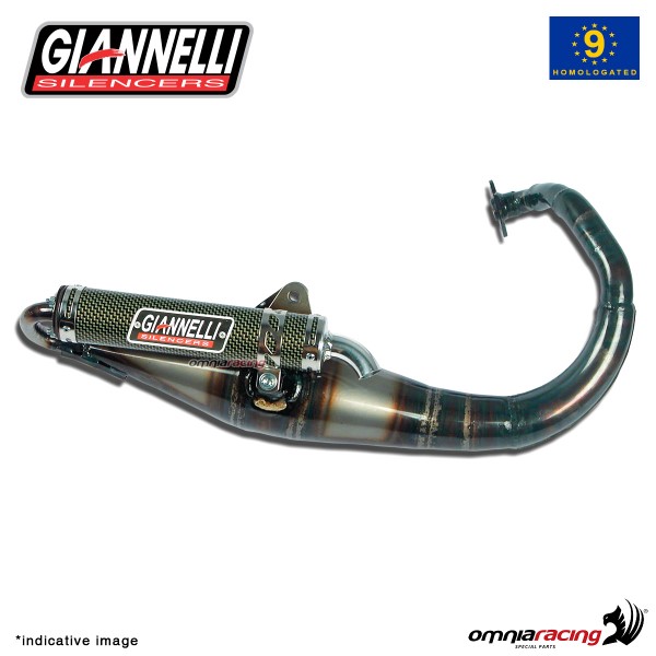 Marmitta Giannelli per Aprilia SR50 KAT 2000>2003 Reverse omologato