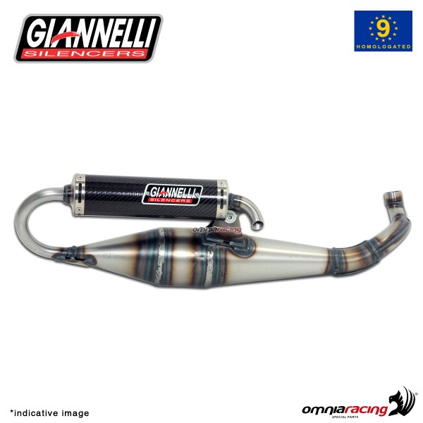 Marmitta Giannelli per Aprilia SR50 Street motore Piaggio 2007 Shot V4 omologato