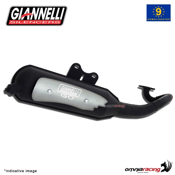 Marmitta Giannelli per Aprilia SR50 Motard motore Piaggio 2012>2015 GO omologato