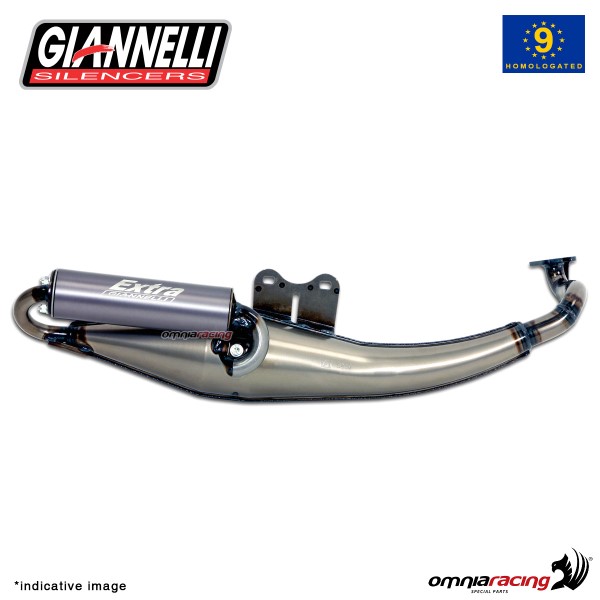 Giannelli Muffler for Honda X8R-S 1998>2001 silencer Extra V2 street legal