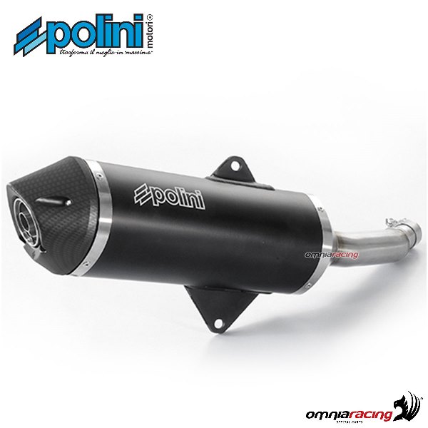 Marmitta completa Polini in acciaio per Yamaha Xmax 400i 2013>2016