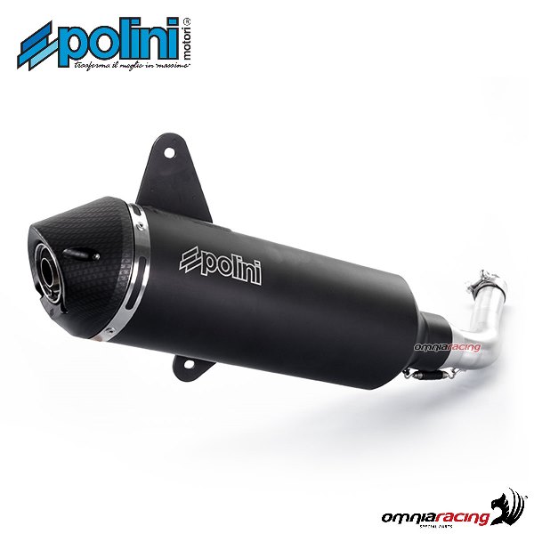 Polini steel full exhaust system for Vespa 300GTS/GTV E4 MA33M 2017>