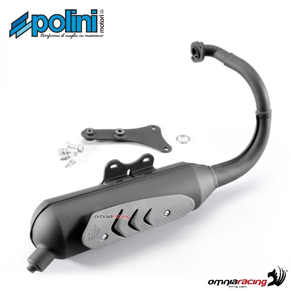 Polini homologated full system muffler for Peugeot Trekker 50 2T