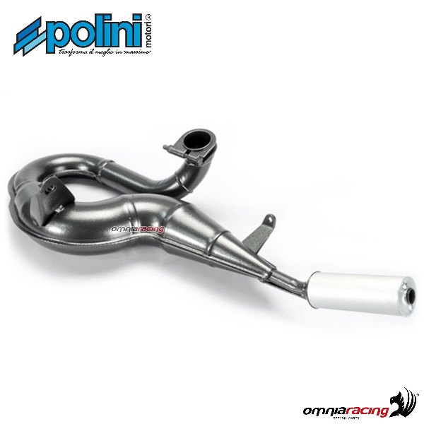 Polini full system muffler with aluminum silencer for Vespa 200PE