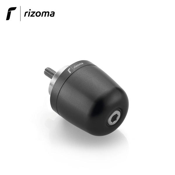 Rizoma handlebar bar-end single counterweight for motorcycles black color