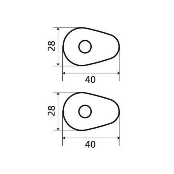 Adattatori per indicatori di direzione Lampa per Yamaha