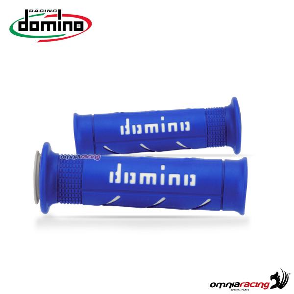 Coppia Manopole Domino A25041C XM2 blu bianco