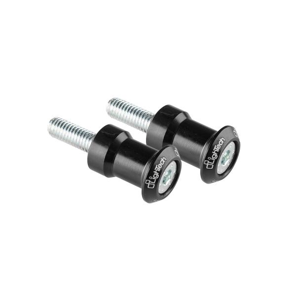 Swing Arm Spools Lightech in Black Ergal M8 - Scv004ner - Bolts