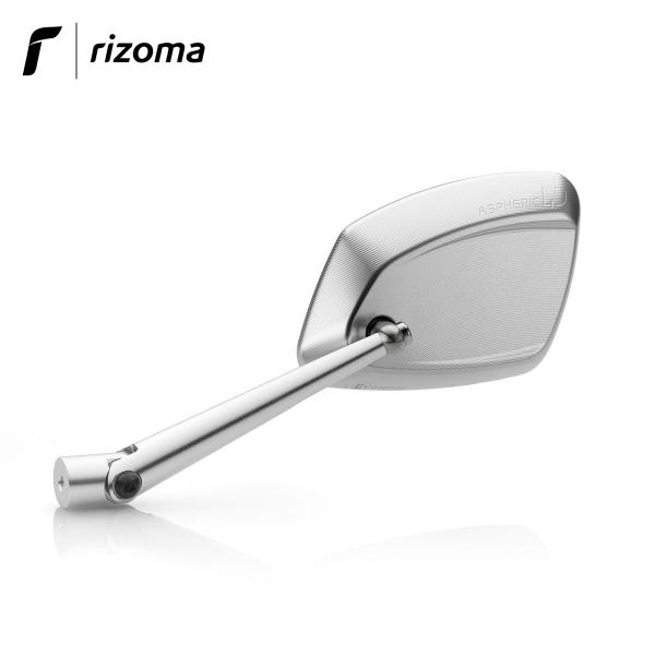 Rizoma 4D RS aluminum mirror approved silver color