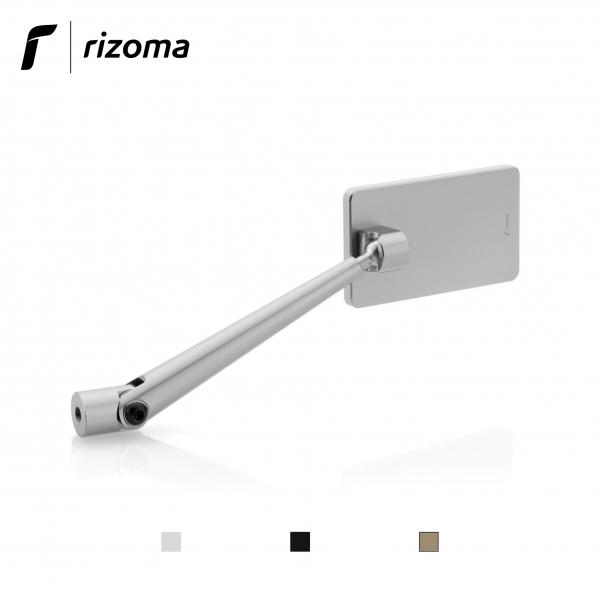 Rizoma Quantum End Aluminum End-bar Mirror Not Approved Silver