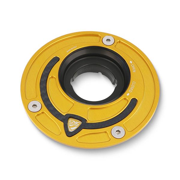 Cnc Racing Gold Fuel Tank Cap Flange Carbon Ducati Supersport 950s