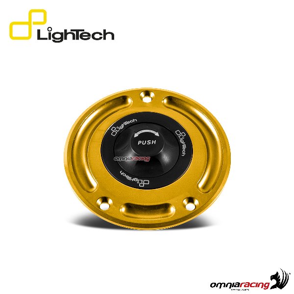 Fuel Tank Caps with Quick Release Lightech Gold for Yamaha Mt07 2014 Tr1n O Fuel Tank Caps