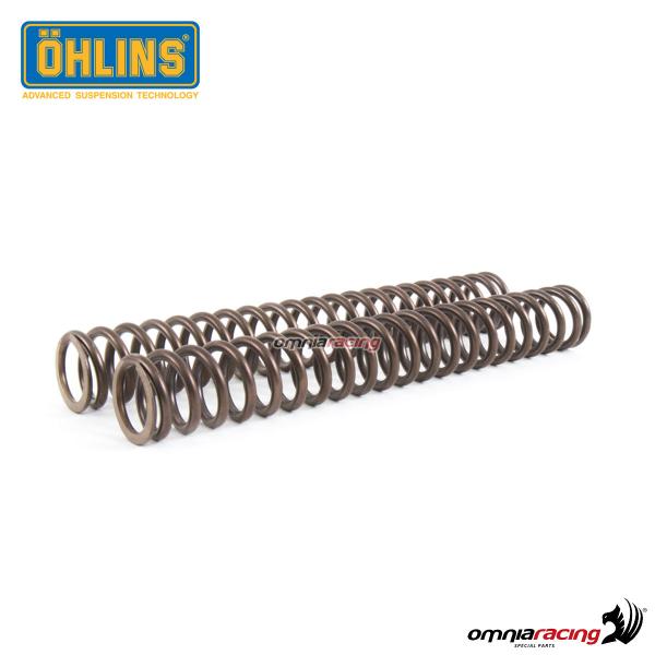 Ohlins set front fork springs load 80N/mm for Kawasaki ZRX 1100 1997>1999