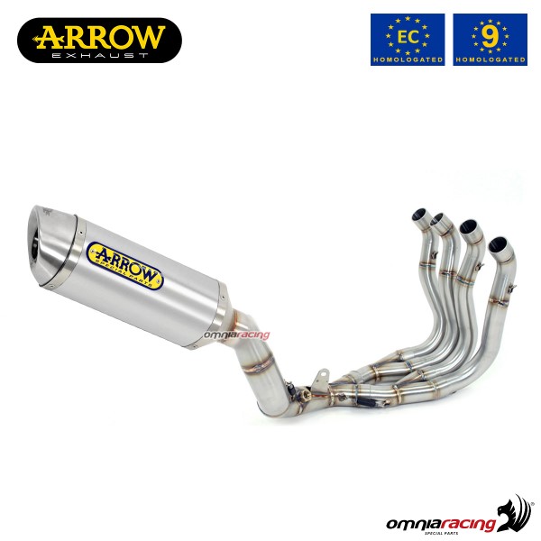 Arrow full system exhaust approved in aluminum for Yamaha XJ6/Diversion 2009>2015