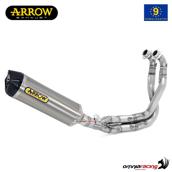 Arrow full system exhaust approved in titanium for Kawasaki Versys 650 2017>2023