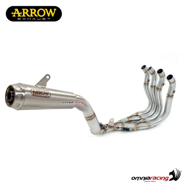 Impianto di scarico completo Arrow Pro-Race racing in Titianio per Honda CB650R 2019>2021