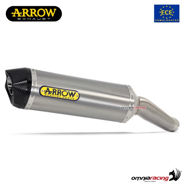 Arrow Exhaust Race Tech Slip On Titanium Approved For Ducati Monster