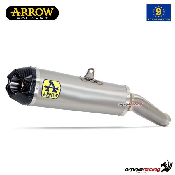 Arrow exhaust Works slip-on titanium approved for Husqvarna Nuda 900/R 2012>2013