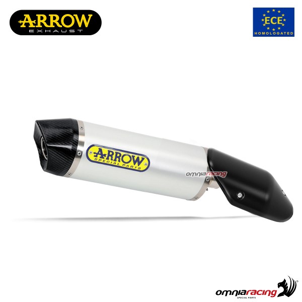 Arrow exhaust Indy Race slip-on aluminum approved for Ducati Multistrada 1260/S 2018>2020
