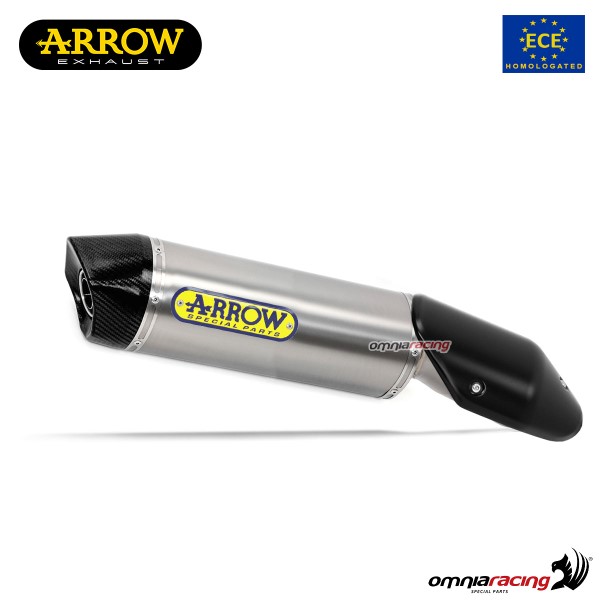 Arrow exhaust Indy Race slip-on titanium approved for Ducati Multistrada 1260/S 2018>2020