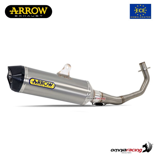 Arrow full system exhaust approved in Titianio for Kymco Xciting 400i S 2019>2020