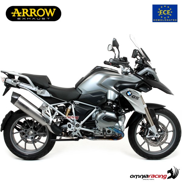 Arrow exhaust Maxi Race Tech slip-on aluminum approved for Bmw  R1200GS/Adventure 2013>2018