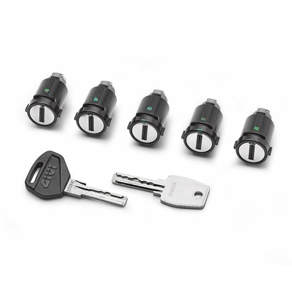 Givi Kit unificazione chiave smart Security Lock per 5 valigie