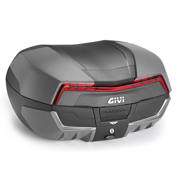 Bauletto Givi V58NNG Monokey Maxia 5 58 litri centrale in ABS nero con cover graphite