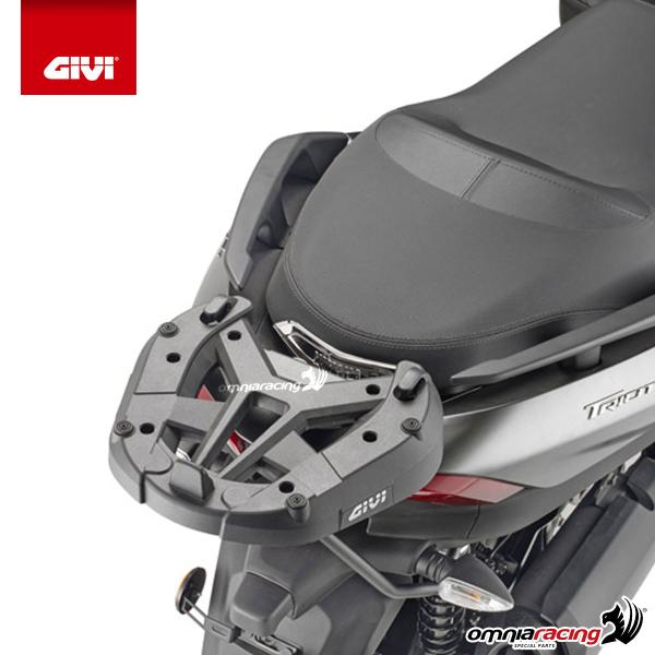 Rear rack Givi top cases Monokey Monolock Yamaha Xmax 125 2018-2022