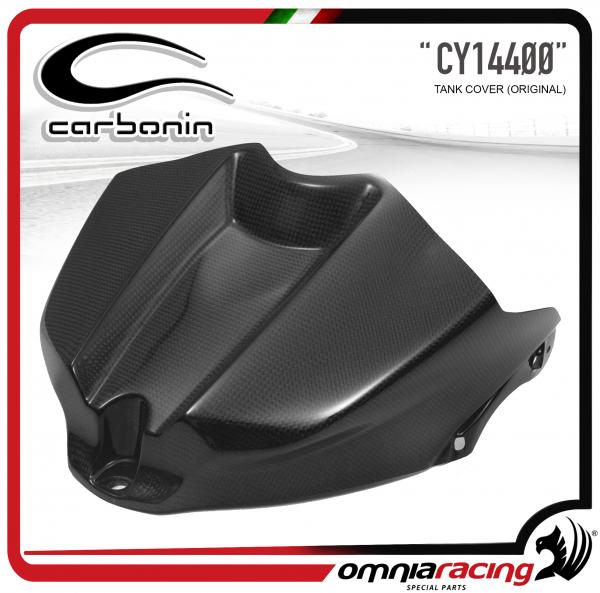 Carbonin Tank Cover Original in Carbon Fiber for Yamaha YZF 1000 R1 2009>2014