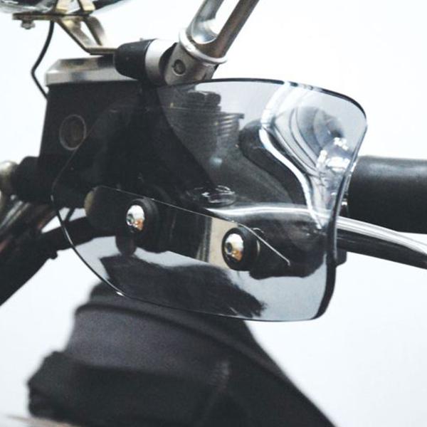 Isotta pair of hand guards light smoked Moto Guzzi California 1400 2012-2016